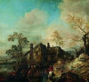 Cornelis van Dalem Landscape with Farmhouse Spain oil painting artist
